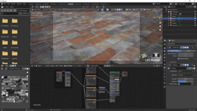 Como usar o DISPLACEMENT | O Básico do Blender #6 смотреть онлайн