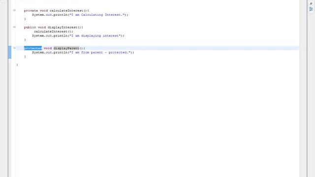 What is Protected method in Java смотреть онлайн