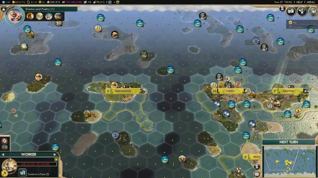 Чудеса античности в Sid Meier's Civilization V. Петра, Колосс, Оракул, Великая стена и другие смотреть онлайн