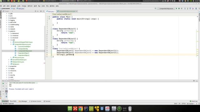 Урок Java 298: Patterns 31: Composite Entity смотреть онлайн