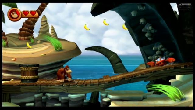 Donkey Kong Country Returns Part 2 Beach (1080p) - スーパードンキーコングパート2ビーチ（1080を返します。 смотреть онлайн