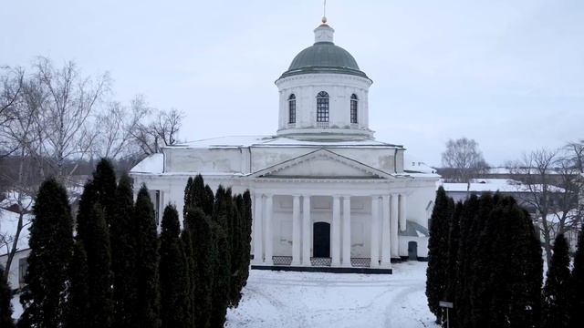 Прекрасний Ніжин взимку з висоти пташиного польоту в 4k смотреть онлайн