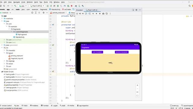 Fragments in Android Part IV, Remove Fragment at Runtime Java смотреть онлайн