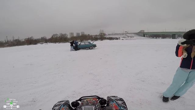 Жигули Боевая Классика на льду /Drift Banshee 350 / YFM700 / TRX700 / Grizzly 700 смотреть онлайн