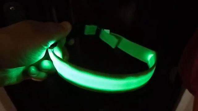 Светящийся нейлоновый ошейник для собак смотреть онлайн