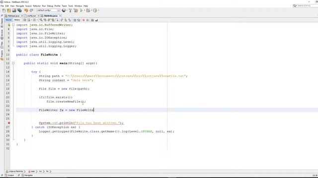 Writing to Files in Java - Intermediate Java 3 смотреть онлайн