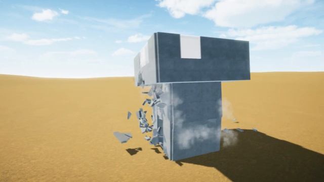 Building collapse - Destructive physics DEMO смотреть онлайн