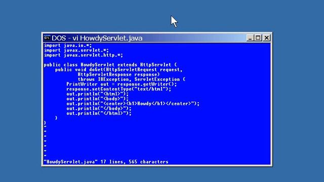 Writing and Compiling a Servlet смотреть онлайн
