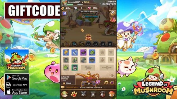 Legend Of Mushroom & All 19 Giftcodes | 19 Redeem Codes Legend Of Mushroom - How to Redeem Code