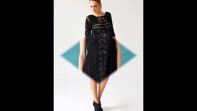 Черное Платье Крючком - 2020 / Black Dress Crochet / Schwarz Häkelarbeitkleid смотреть онлайн