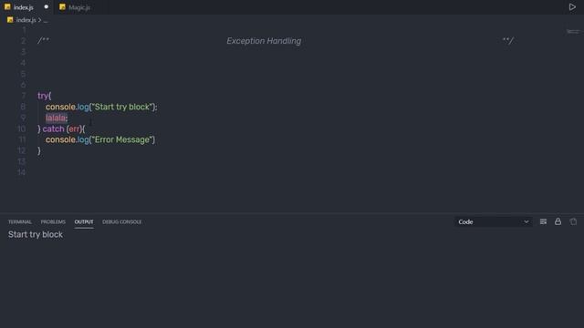 Exception Handling - Node For Beginners - 24 смотреть онлайн