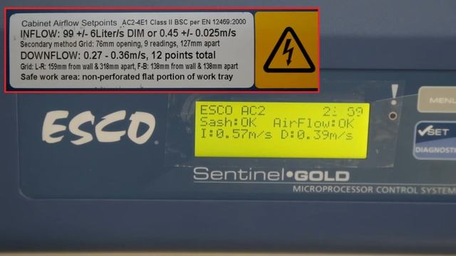 Настройка скорости воздушного потока в боксе биологической безопасности смотреть онлайн