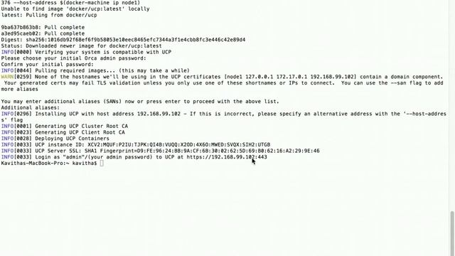 Docker Universal Control Plane Evaluation Installation on Mac смотреть онлайн