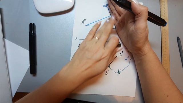 Начертательная геометрия. Эпюр №1. Задача 3 смотреть онлайн