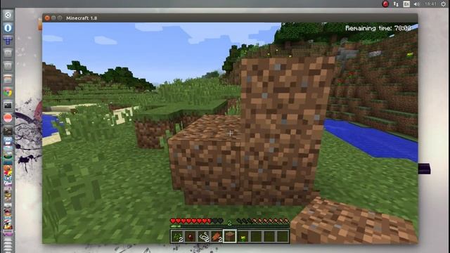 Minecraft vs Minetest on Ubuntu linux смотреть онлайн