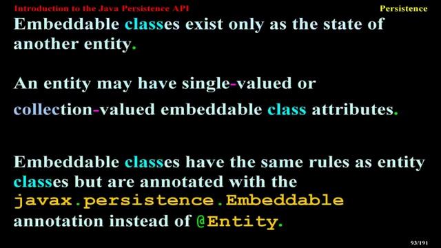 Introduction to the Java Persistence API смотреть онлайн