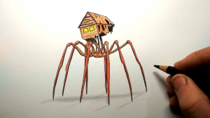 Как нарисовать Домоголового | House head drawing