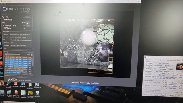 Ryzen 7 2700 @ 4.275Ghz Cinebench R15 смотреть онлайн