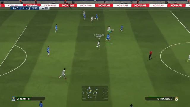 Chelsea (RP 993) 6 vs 0 Real Madrid (RP 410) - PES2015 смотреть онлайн