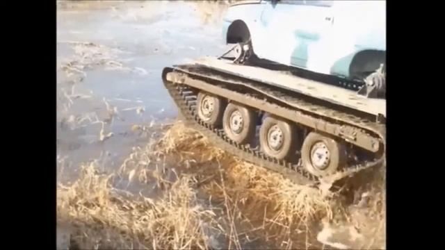 Вездеход Ока на гусеницах. смотреть онлайн