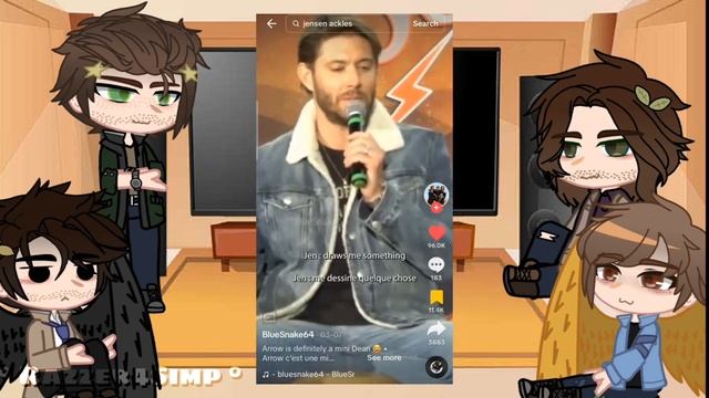 Supernatural react to their actors // 1/2 // Original? // tt: casifers.husband смотреть онлайн