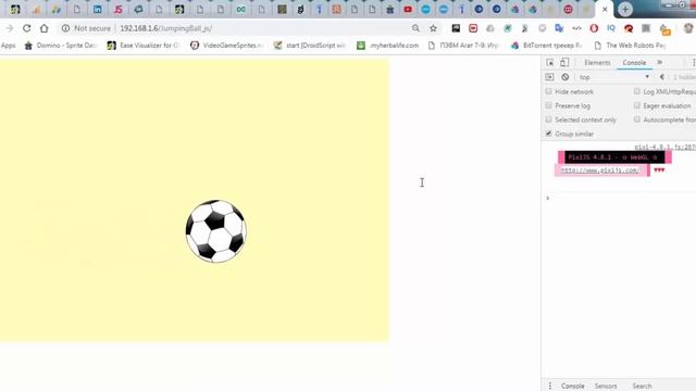 Simplest sprite movement PIXI JS смотреть онлайн