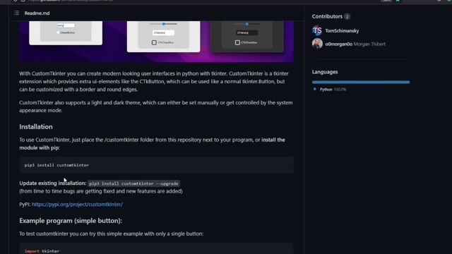 Nice looking Python Tkinter GUI! Yes, really - With Custom Tkinter смотреть онлайн