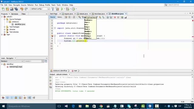Netbeans Uso de float (JAVA) смотреть онлайн