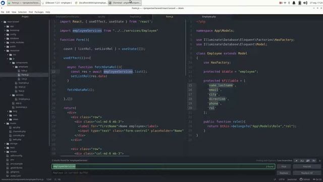 React Hooks + Laravel 8 + MySQL + API REST CRUD #3 Create смотреть онлайн