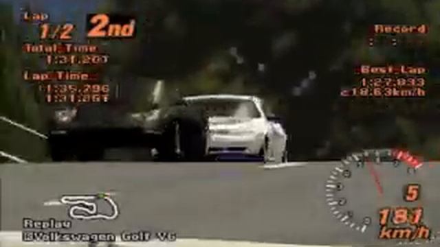 Gran Turismo 2 Volkswagen Golf V6 175hp ~493 RACE смотреть онлайн