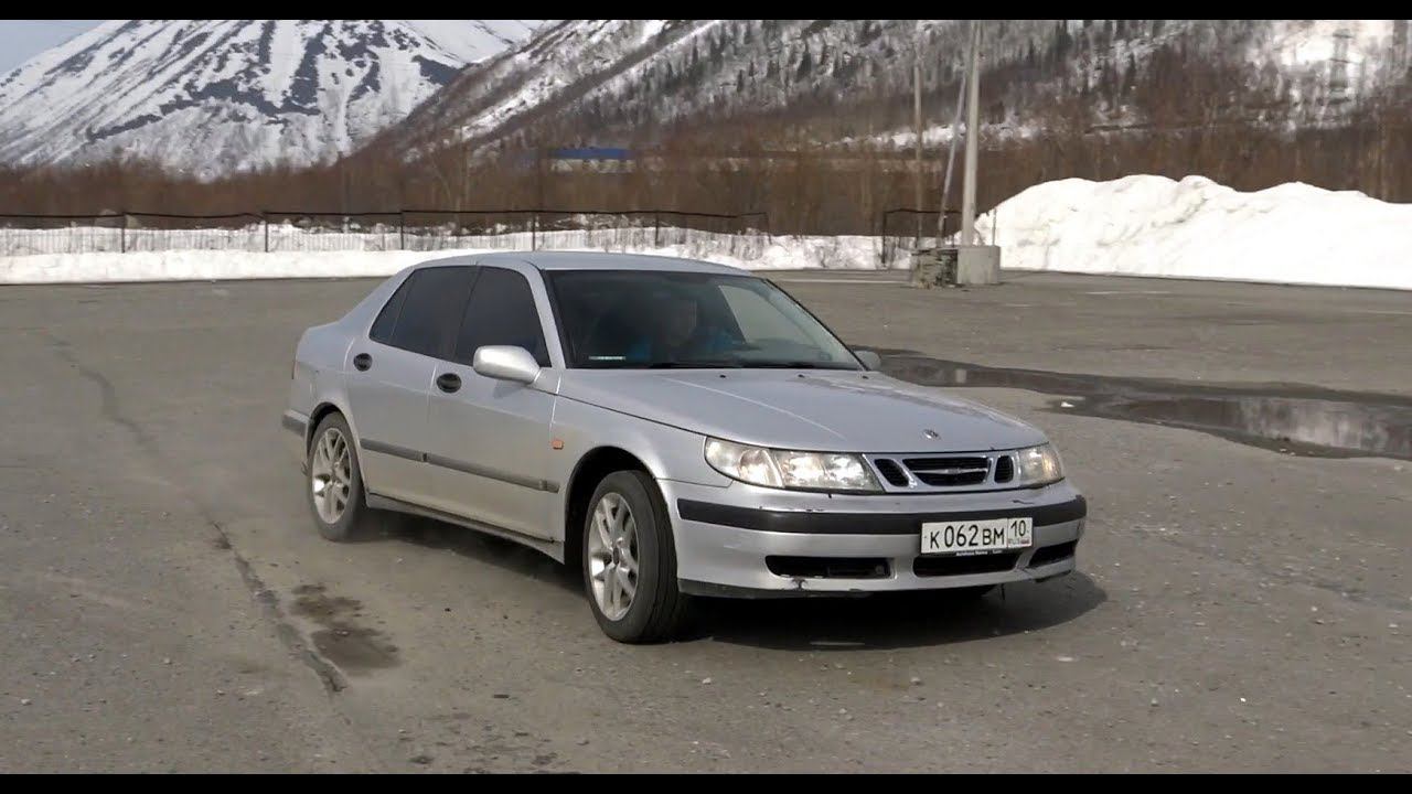 Saab 9-5 Турбо. Заезд с Калина СПОРТ. смотреть онлайн