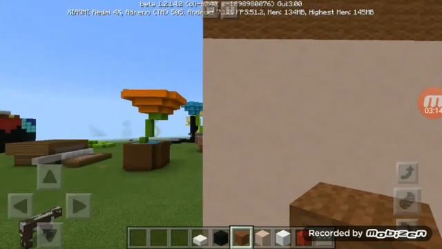 Строим постройку голова человека и очки! креативный майнкрафт часть 10