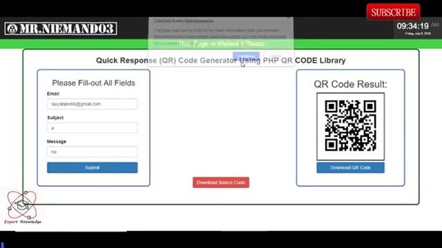 Download Quick Response QR Code Generator in php Source Code смотреть онлайн