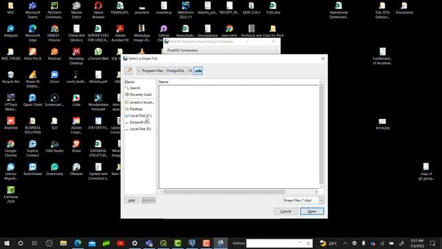 Importing Shapefile into PostGIS DB смотреть онлайн