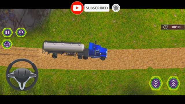 Pak Oil Tanker Truck Fuel Transport Simulator 3D - Android Gameplay смотреть онлайн