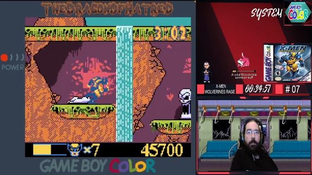 GameBoy Color Chaos - X Men Wolverine's Rage - (GBC Game #07) (Nintendo Game #21) смотреть онлайн