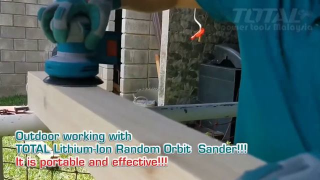 Random Orbit Sander - Total - 20V смотреть онлайн