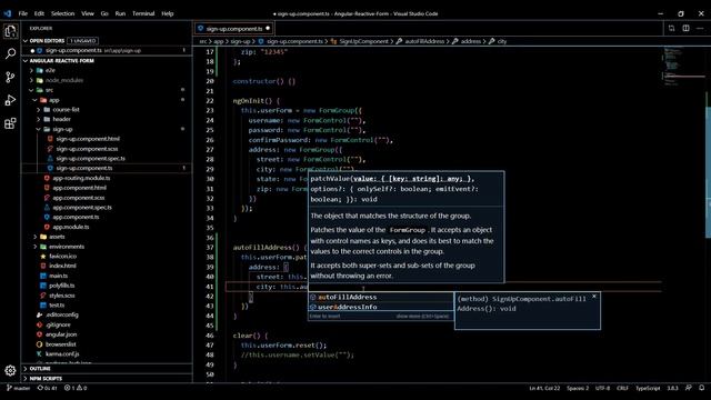 Video 5 | Partial Update Angular Reactive Form смотреть онлайн