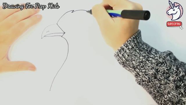 Как легко нарисовать орла l How to Draw easy Eagle l Qanday qilib oson burgut chizish mumkin l смотреть онлайн