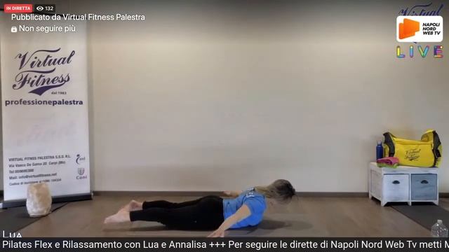 In diretta dalla Palestra Virtual Fitness: Pilates Flex e Rilassamento con Lua e Annalisa смотреть онлайн