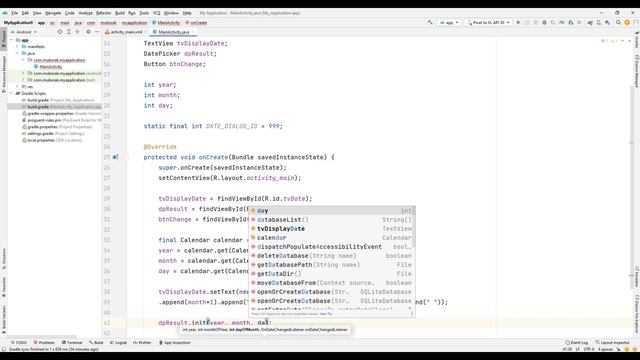 Android Studio DatePicker. Miracle Group смотреть онлайн