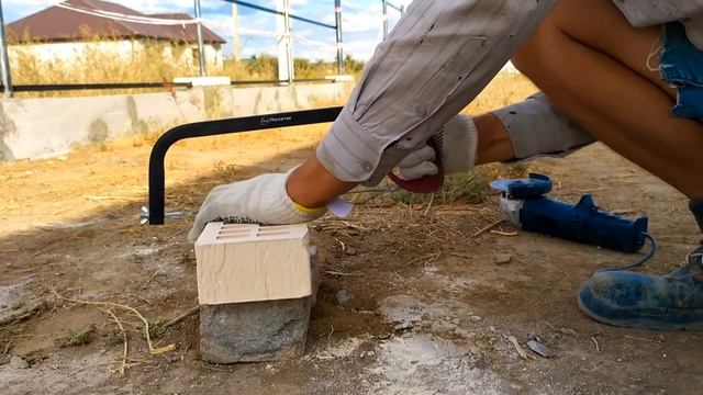 Простой способ выпилить керамический кирпич под профильную трубу смотреть онлайн