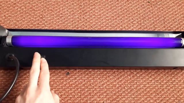 15w Black-Light-Blue Fluorescent Light Fixture