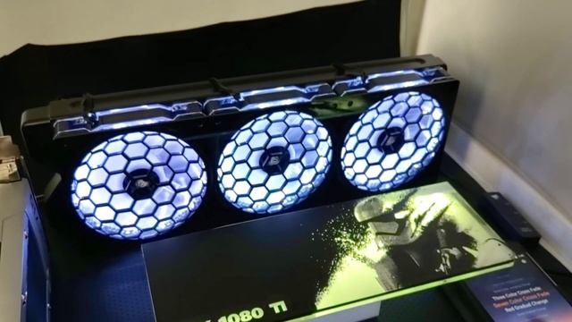 Stormtrooper EVGA 1080 Ti SC addressable RGB GPU backplate смотреть онлайн