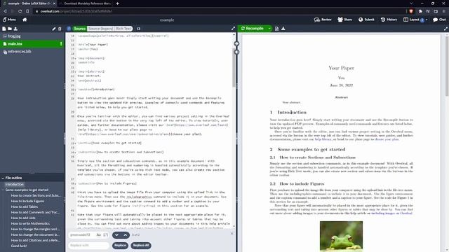 How to link your Overleaf account to Mendeley and keep your bibliography synced смотреть онлайн