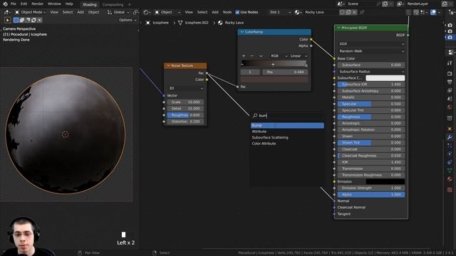 Procedural Rocky Lava Material (Blender Tutorial) смотреть онлайн