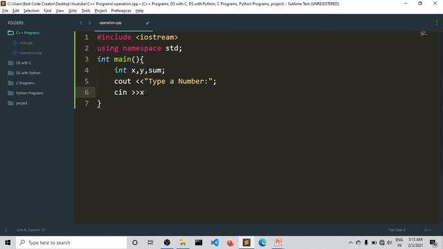 Input and Output Operators in C++ | cin and cout in C++ | HINDI | Best Code Creator | Ashish Yadav смотреть онлайн