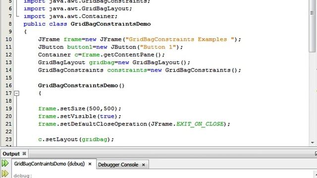 Java Programming Tutorial -GridBagConstraints-13- public static final int EAST смотреть онлайн