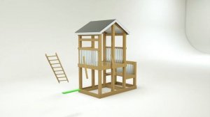 детская площадка своими руками, чертеж в описании