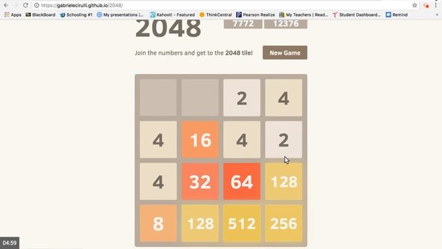 Getting 1024! - 2048 Game Play 3 смотреть онлайн